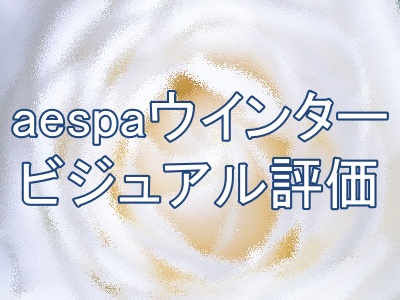 aespaウインターのビジュアル評価