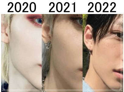 左から2020、2021、2022年のフィリックス