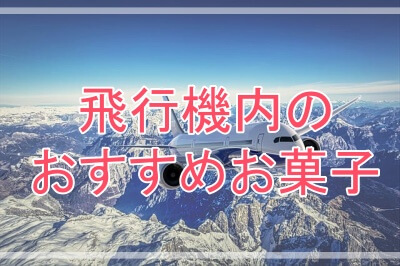 フライトに最適な12つのお菓子