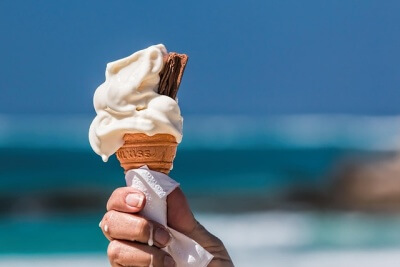 夏のソフトクリーム