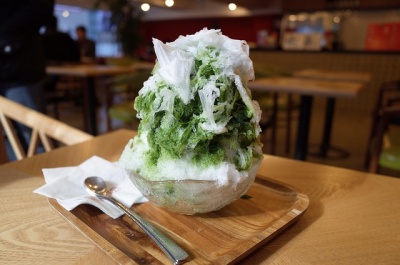 抹茶のかき氷
