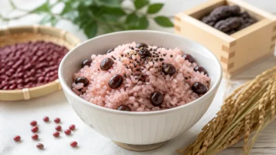甘納豆が入っている赤飯