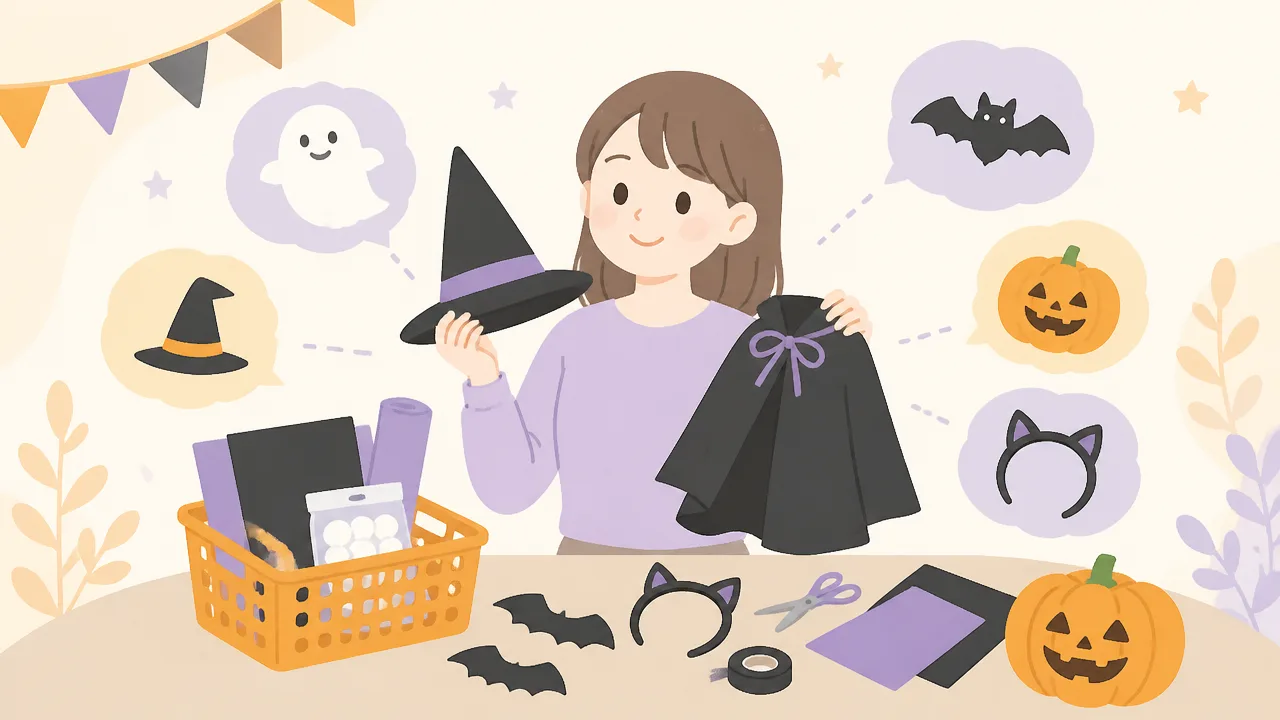 ハロウィン仮装アイディア｜100均で簡単な大人・子供向け衣装