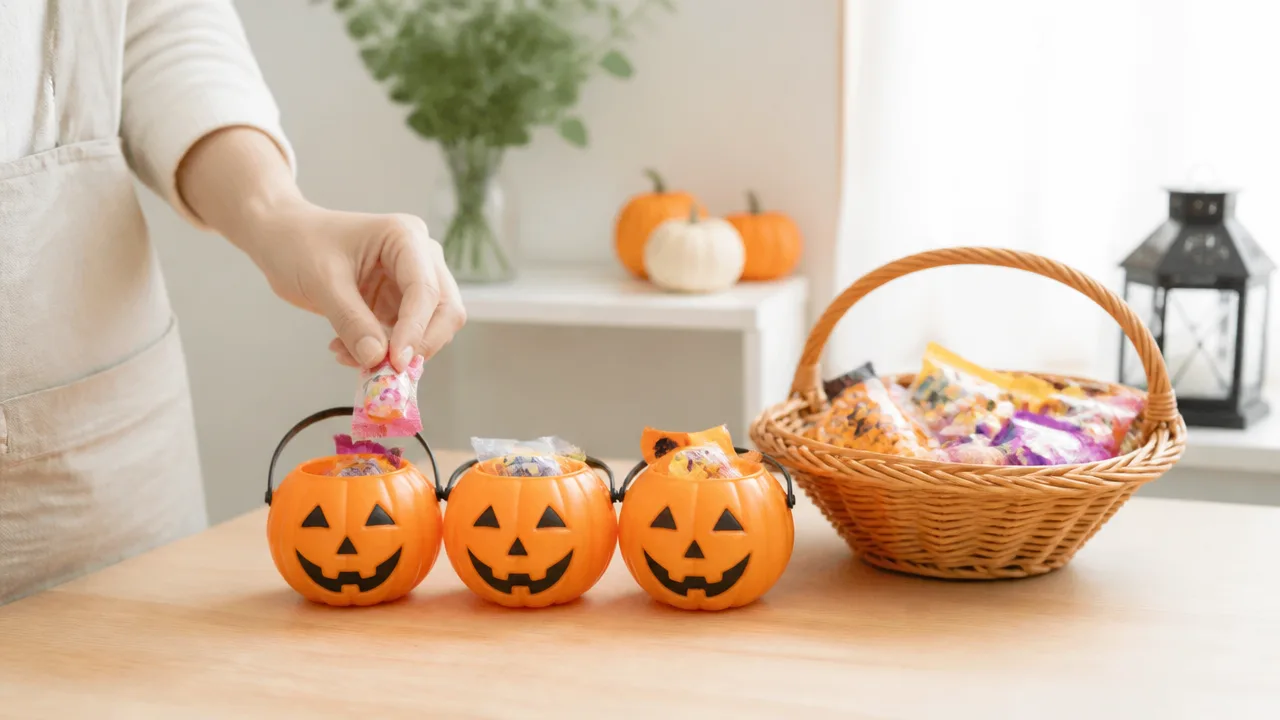 ハロウィンのお菓子は何個配る？人数別の目安と足りない時の備え