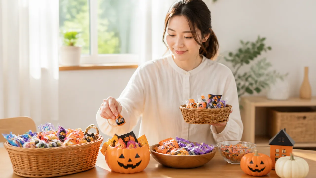 ハロウィンのお菓子は何個配る？人数別の目安と足りない時の備え