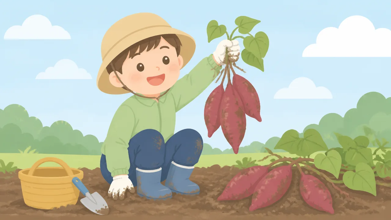 子供の芋掘りにおすすめの服装は？季節別の選び方と便利な持ち物