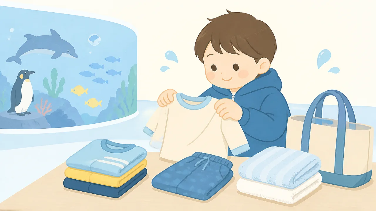 冬の水族館へ子供と行くときの持ち物リストと服装のポイント