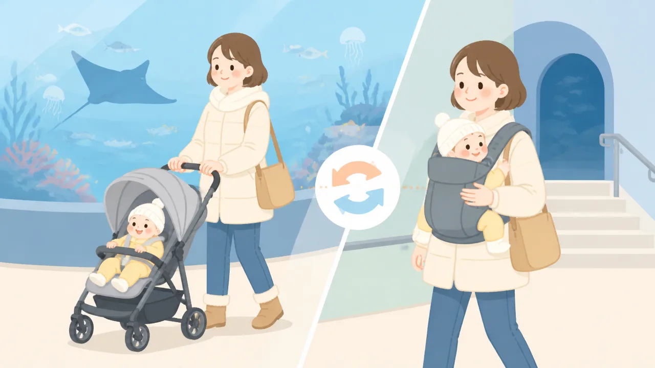 冬の水族館へ子供と行くときの持ち物リストと服装のポイント