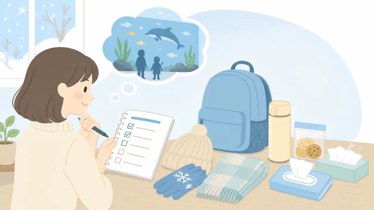 冬の水族館へ子供と行くときの持ち物リストと服装のポイント
