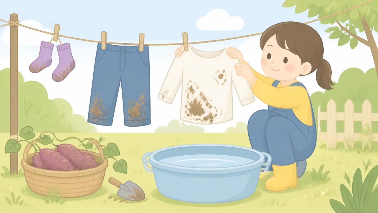 子供の芋掘りにおすすめの服装は？季節別の選び方と便利な持ち物