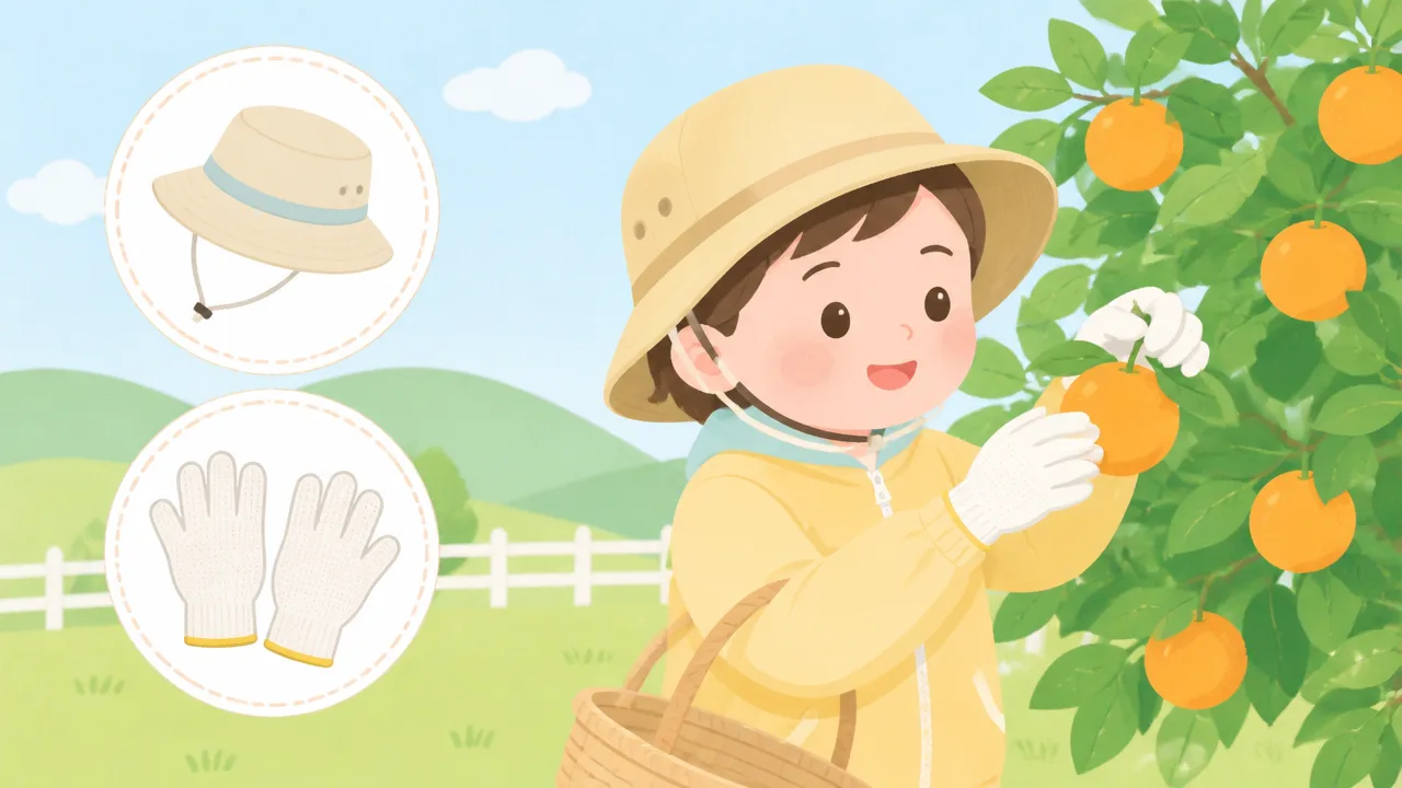 みかん狩りで子供におすすめの服装は?季節別コーデと汚れ対策