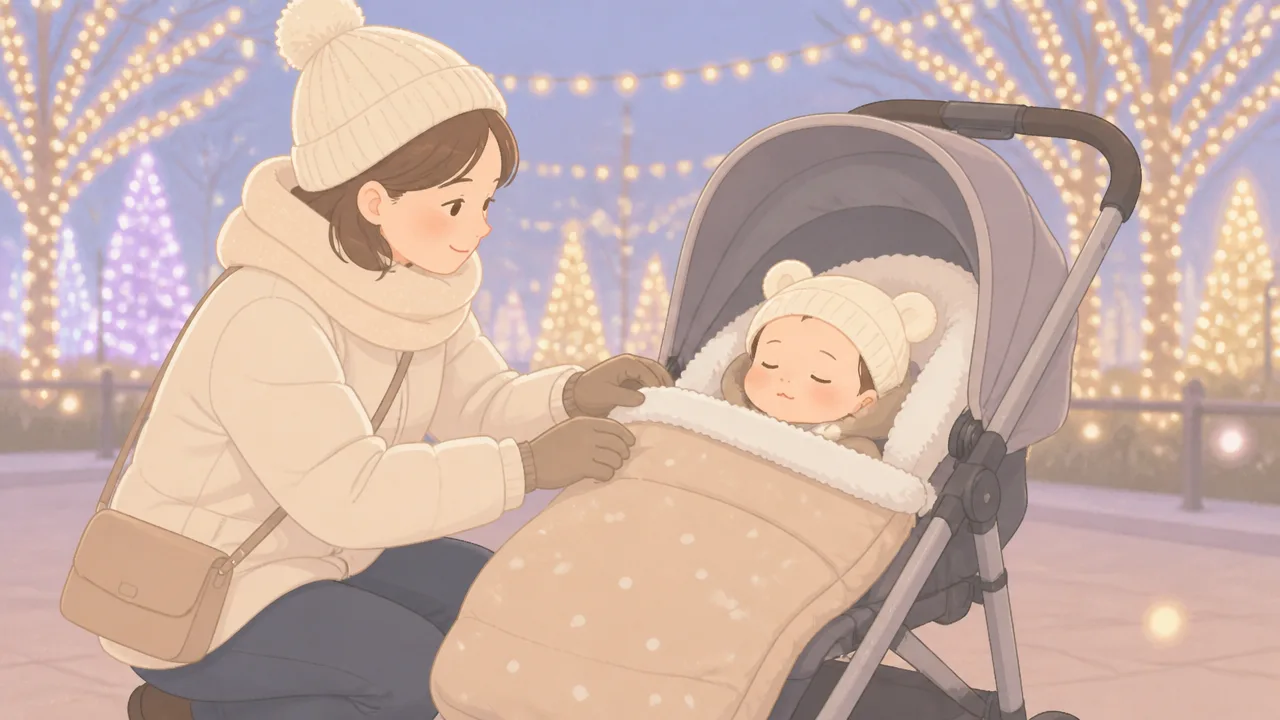 子供とイルミネーションへ行くときの持ち物と防寒のコツ