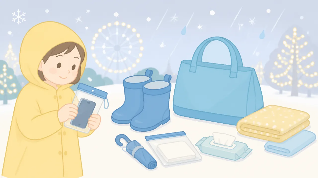 子供とイルミネーションへ行くときの持ち物と防寒のコツ