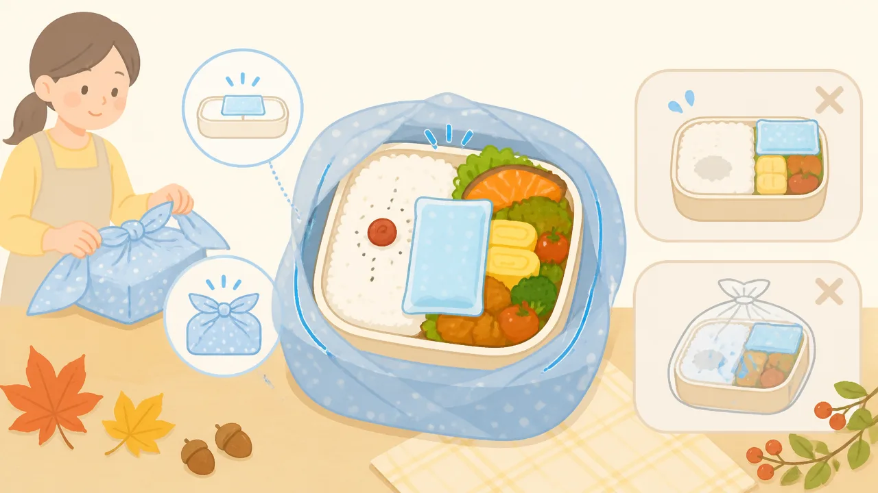 秋のお弁当に保冷剤はいつまで必要？気温別の目安と注意点