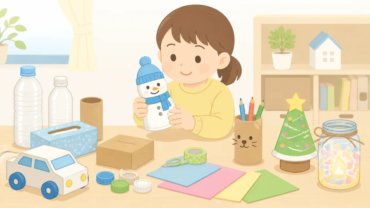 冬休みの工作に使える材料は?家にあるもので作る小学生向けアイデア