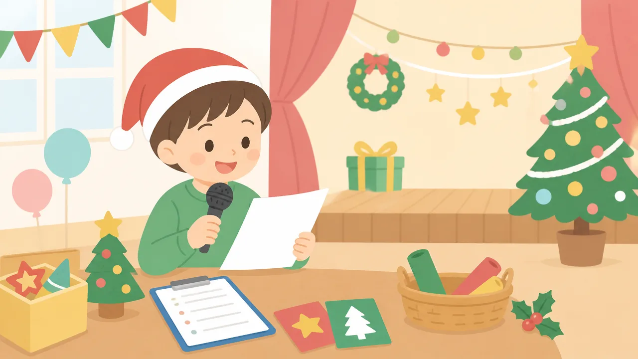 子供会のクリスマス会で使える司会進行台本と当日の流れ