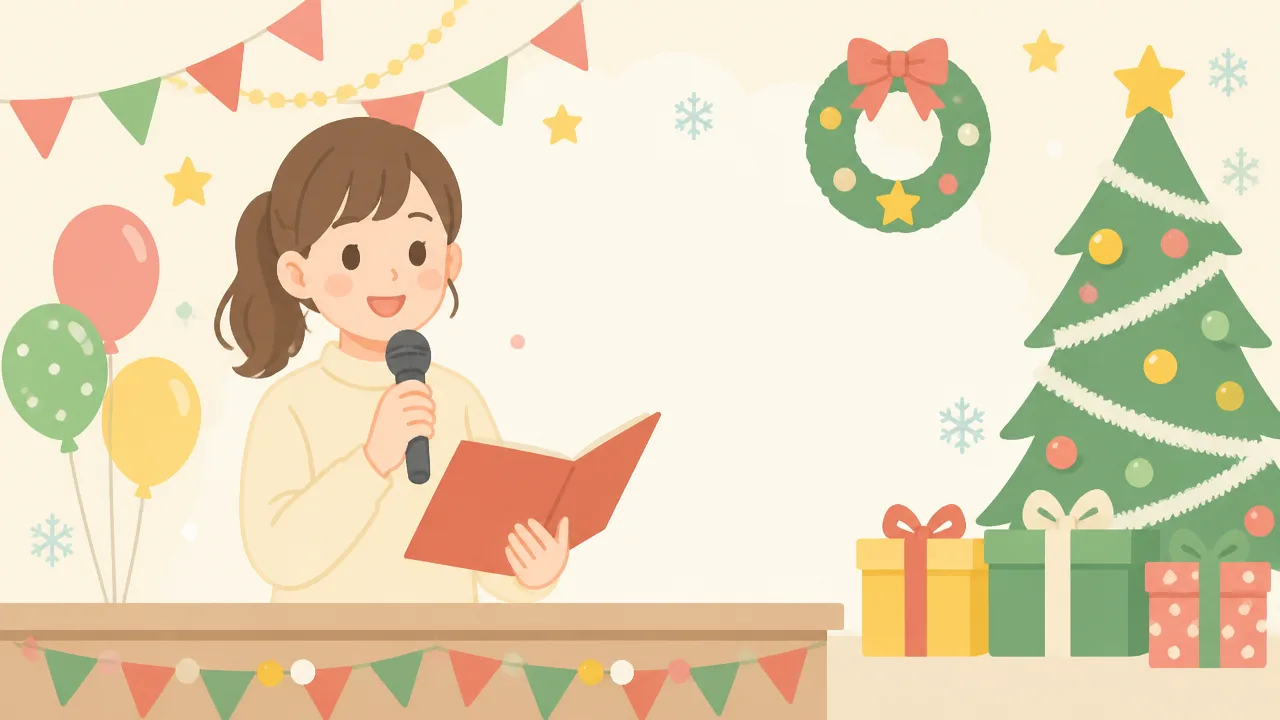 子供会のクリスマス会で使える司会進行台本と当日の流れ