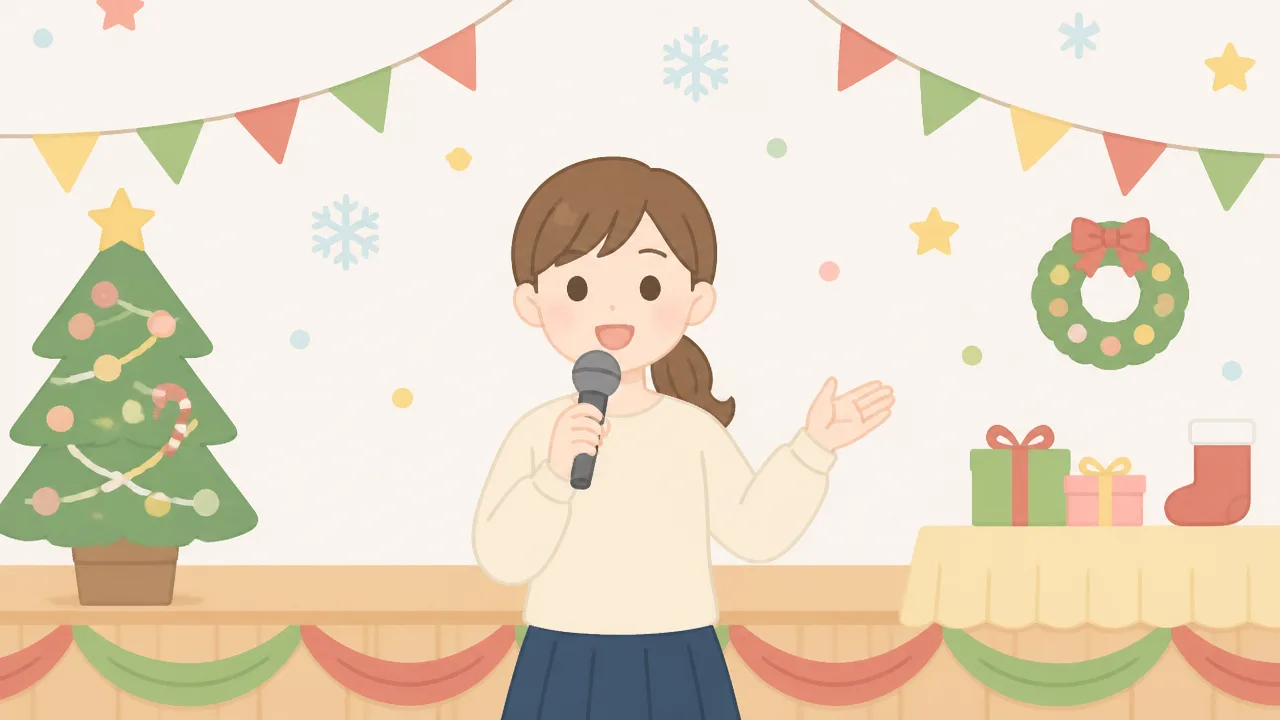 子供会のクリスマス会で使える司会進行台本と当日の流れ