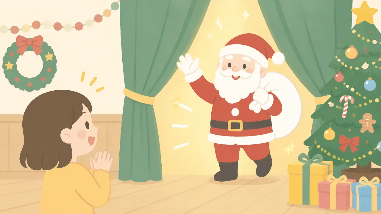 子供会のクリスマス会で使える司会進行台本と当日の流れ